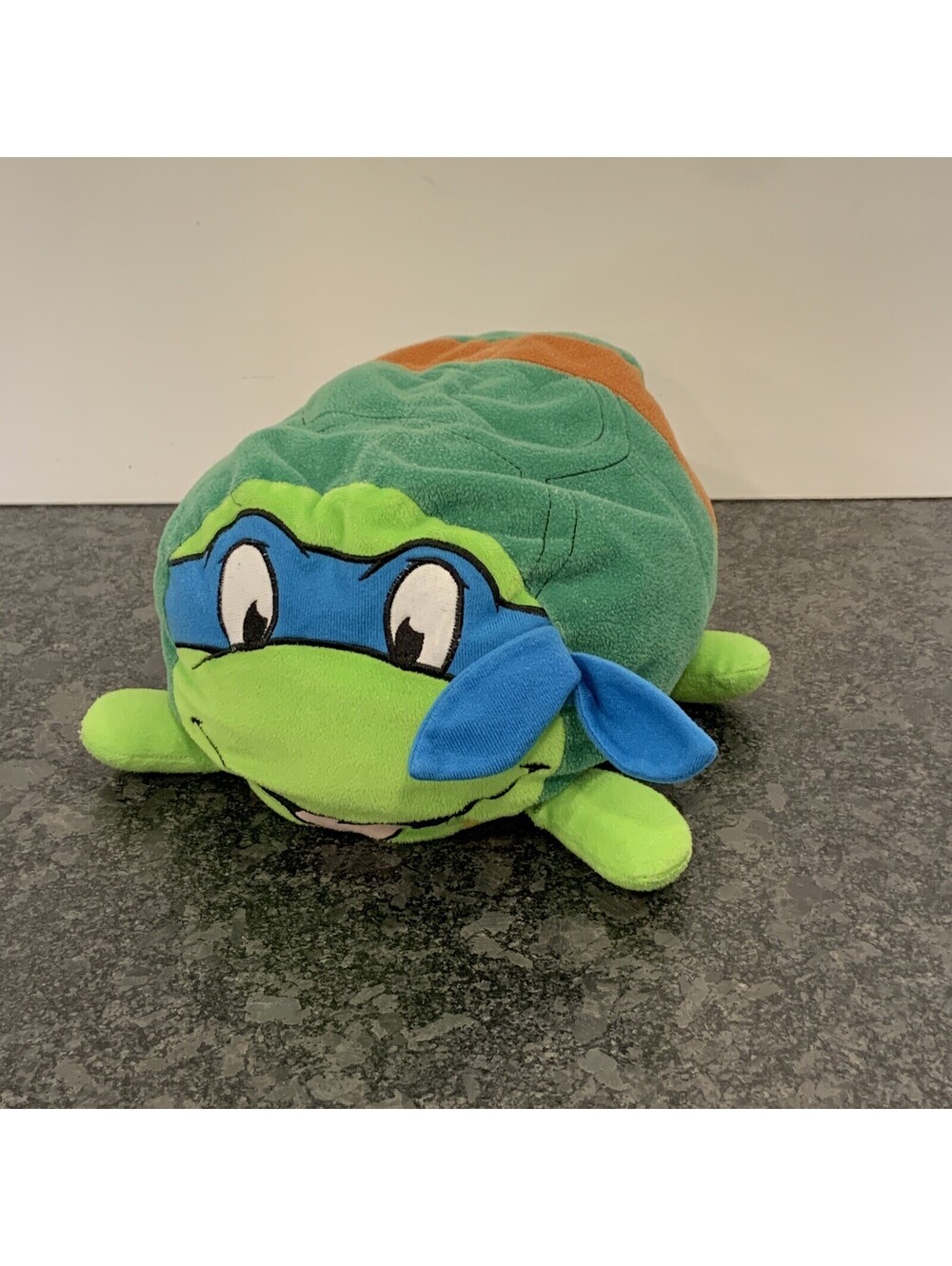 Nickelodeon Teenage Mutant Ninja Turtle TMNT Leonardo Zipper Bag Pillow Plush